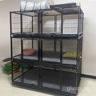 WJCat Breeding Cage Three-Layer Cat Cage Rabbit Pigeon Breeding Cage Chicken Cage Breeding Cage Small Dog Dog Cage 89DI