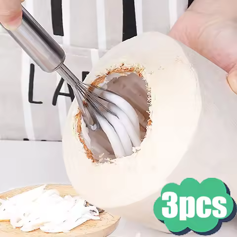 Creative Coconut Scraper Stainless Steel Shredded Home Coconut Grater Scraping Meat Scraper Fish Fru