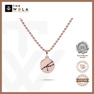 MILLENNE Match The Stars Taurus Celestial Constellation Rose Gold Necklace with 925 Sterling Silver