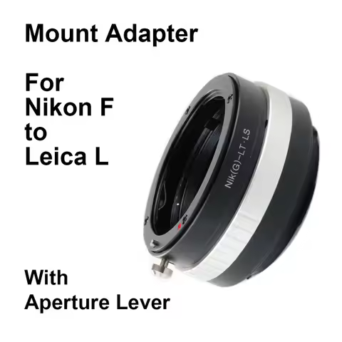 Nik F - L For Nikon F - Leica L Mount Adapter Ring Nik F-TL F-SL Nikon G for Leica TL CL SL for Pana