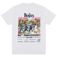The Beatles 60th Anniversary Abbey Road Rock Band T-Shirt Classic Style Unisex Many Colors To Choose