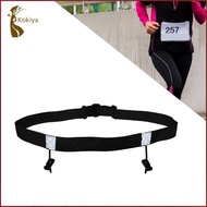 [kokiya] Triathlon Running Belt, Running Belt, Soft Running Belt, Bib Holder, Running
