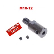 Adaptor Konektor Dinamo Ke Gerinda Adapter As Dinamo Mesin Jahit Ukuran 10mm dari 5 6 8 10 12 dan 14