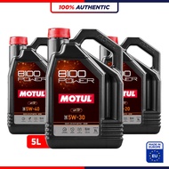 MOTUL 8100 POWER 5W40 5W30 0W20 SP ESTER Fully Synthetic Engine Oil (5L) FRANCE 10000KM