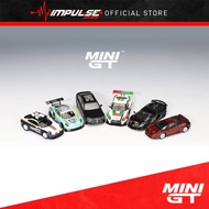 Mini GT 1:64 GTR Nismo GT3 #23 / BMW i7 / 911 Dakar / Aventador SVJ 63 / Bugatti EB110 / 911 GT3 R #