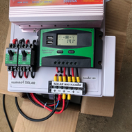 ชุดนอนนาพร้อมใช้ 12V/3000W ชุดโซล่าชาร์จเจอร์ พร้อมแผงPOLY 340 w แบต 100Ah สายแผงพร้อมหัว MC4 หางปลา
