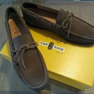sepatu casual pria Car Shoe Prada Group original Italy suede NEGO