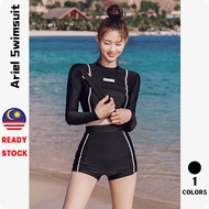 『Ariel』Swimming Suit Woman Beach wear Swimsuit woman 2 piece Swimsuit woman Long sleeve Korean versi