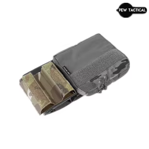 PEW TACTICAL FERRO STYLE Turnover- Double Pistol AIRSOFT 9MM MAG Glock BB Ammo Pouch