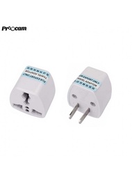 BLY001 Asian 2 Pin Travel Plug Socket Adapter (China Plug 2 pin to Us Adapter)