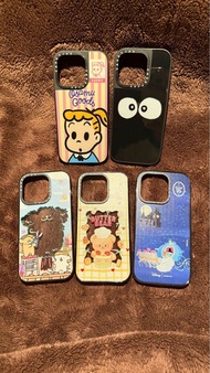 (包平郵) Casetify style 電話殼 防摔 保護殼 iphone 16 pro Disney日本插畫大師 原田治女孩 Osuma Goods Lucky Girl 黑色框 Maltese 