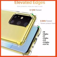 Samsung S8 / S8plus / S9 / S9plus / S10 / S10plus / S10 5G Transparent Case Shockproof Protects Phone With High Elasticity