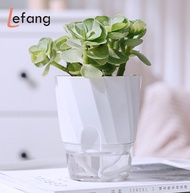 Lefang Self Watering Planter Flower Pots Multicolor Balcony Garden Plant Planter Baskets Fence Bucket Pots