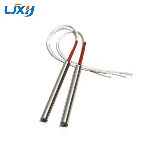 LJXH 2PCS 14mm 180~300mm Single-End Heating Tube Cartridge Heater Cylindrical 304SUS 110/220/380V 79