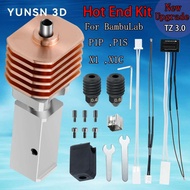 3D Upgrade TZ3.0 Hotend for BambuLab P1S P1P X1 X1C TZ V3.0 Upgrade Hotend for Bamboo All Metal Hote