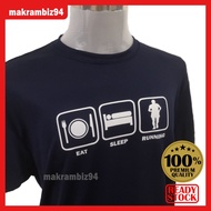 Jersey Running Routine Tshirt Baju Running Jogging Marathon Long Distance Training Hobby Outdoor Spo