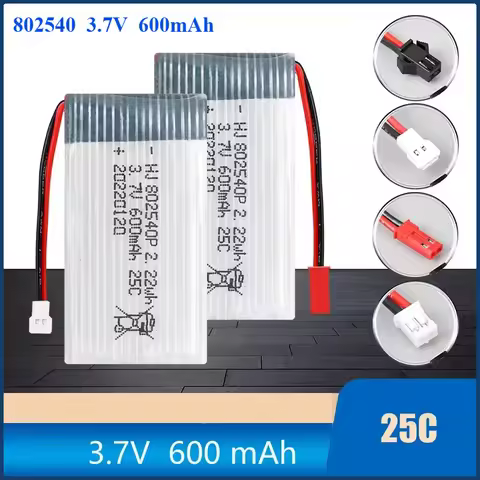 802540 3.7V 600mAh Li-ion Battery for Unmanned Aerial Vehicle Remote Control aircraft Model Aircraft