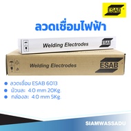 ESAB ลวดเชื่อมไฟฟ้า E6013 ขนาดลวด 4.0mm. มีให้เลือก 2 ตัวเลือก (5 kg. 20 kg)