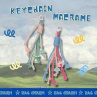 Macrame Rope Keychain | Cute Macrame charm Bag | By Mooniemin