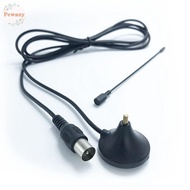 PEWANYMX TV Antenna Freeview, Mini Free Channel Digital Tv Antenna, Radio TV Aerial 5dBi Black DVB-T/TV HDTV Antenna HDTV