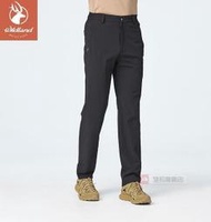 -滿3000免運-[雙和專賣店]-Wildland 荒野 男 彈性CORDURA涼感耐磨修身褲 /0B31312 /黑色