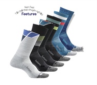Tất Feetures Cao cổ♦️ 6 đôi- cao cấp bền bỉ form ôm tuyệt đối màu mè đẹp cho chạy bộ chơi thể thao
