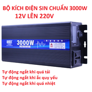 BỘ ĐỔI ĐIỆN SINE CHUẨN 1600W - Đổi nguồn DC 12V lên 220V công suất 1600w sin chuẩn - HÀNG NỘI ĐỊA TR