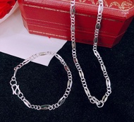 Quà tặng cho bé yêu Dây chuyền và lắc tay bạc cho bé trai-Vàng bạc an chi (ACJ) gian hàng chính hãng