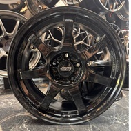 Mugen GP NEW SPORT RIM 17X8JJ 5H112/114.3 ET35 GLOSS BLACK (PRICE FOR 1 SET)
