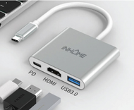 iNHOME - Type C HUB 3合1 擴展器 USB 3.0 4K HDMI PD 100W Apple Macbook Samsung ASUS Switch