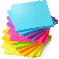 100 Sheets/Pad Sticky Notes, Sticky Notes 3x3,  Colored Sticky Notes, Sticky Notes, Sticky Note Pads
