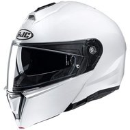 HJC i90 Solid Full Face Helmet - Pearl White