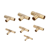 Đầu Nối 6mm 8mm 10mm 12mm chữ T ngã chia 3 đuôi chuột thủy lực Ống nước làm mát xăng dầu nhiên liệu