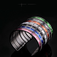 Stainless Steel Opening Bangle Bracelet for Women and Men