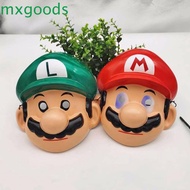 MXGOODS Cosplay Mask Birthday Party Cosplay For Children Kids Headwear Anime Mask Mario Super Mario Bros