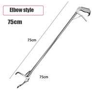 200cm/150cm/120cm/75cm Snake Stick Catcher Stainless Steel Snake Tongs Clamp Long Handle Snake Catch