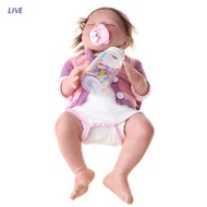 Perlengkapan Mainan Boneka Bayi Reborn Full Body Bahan Silikon