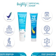 Brighty Swipe Removal Cream X Post Shaving Waxing Gel j F4E7