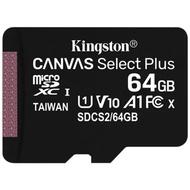 Thẻ nhớ MicroSD Kingston Canvas Select Plus Android A1 tốc độc tới 100MB/s (16GB / 32GB / 64GB / 12