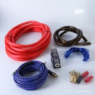 0GA Wire Amplifier Wire Sleeve Wire Audio No. 0 Wire Sleeve Copper Clad Aluminum Car Modification Wi