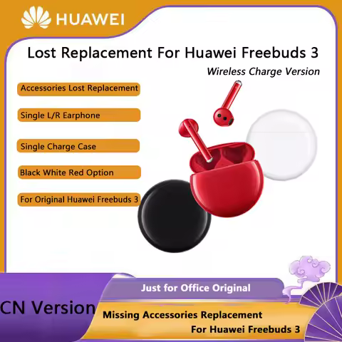 Original Single Accessorie for Huawei Freebuds 3 Single Left Right Earphone Charging Case Bluetooth 