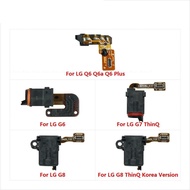 Ear Earphone Jack Audio Flex Cable Repair Parts For LG Q9 G6 G7 G8 G8X ThinQ G8S Velvet G9 G900N Hea