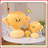 SQ5 Cute simulation trophies plush doll Throw Pillow Teams Club Gifts Supplies for sports activities