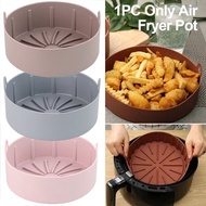 [Hot K] Air Fryer Silicone Basket Airfryer Silicone Pot Air Fryer Pot Baking Basket With Handle Microwave Bowl Air Fryer Accessories