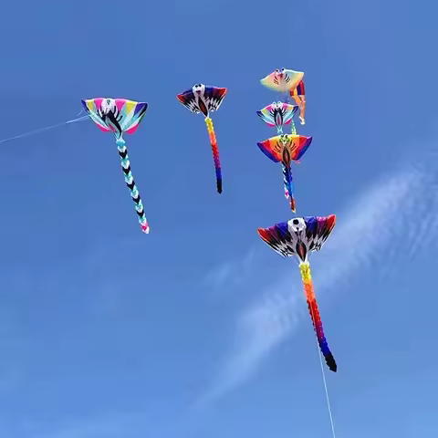 15m Devil Fish Kite for adults ray kite pendant flying vliegers voor volwassenen cometa gel blaster 