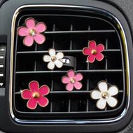 6pcs Flower Shaped Zinc Alloy Car Air Outlet Clip