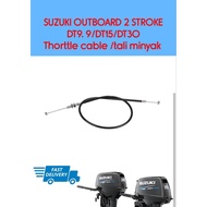 SUZUKI Outboard part 15HP/30HP Thorttle cable/tali minyak 63610-96321 # 2 stroke outboard engine par