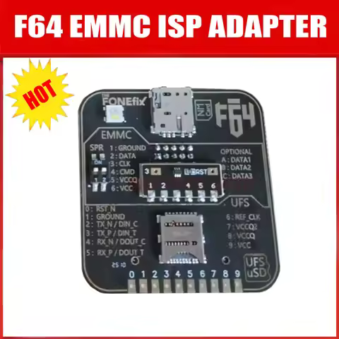 Newest F64 Flash 64 UFS eMMC ISP Adapter ,For Flash 64 Lite Ultra tool box