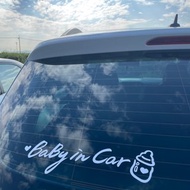Baby In Car 車貼 車貼紙 防水貼紙