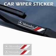 Creative stickers emblem Auto Decor Decals Car Window Wiper Stickers For Mercedes benz A B R G Class